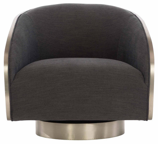 Bernhardt Interiors Miles Swivel Chair in German Silver N6713S image