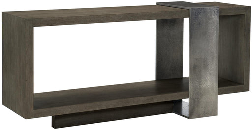Bernhardt Linea Console Table in Cerused Charcoal 384-910B image