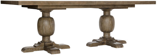 Bernhardt Rustic Patina Rectangular Dining Table in Peppercorn image