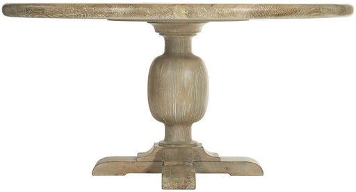 Bernhardt Rustic Patina Round Dining Table in Sand image