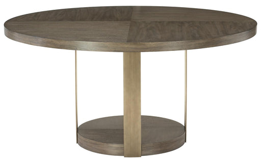 Bernhardt Profile Round Dining Table in Warm Taupe 378272-274 image