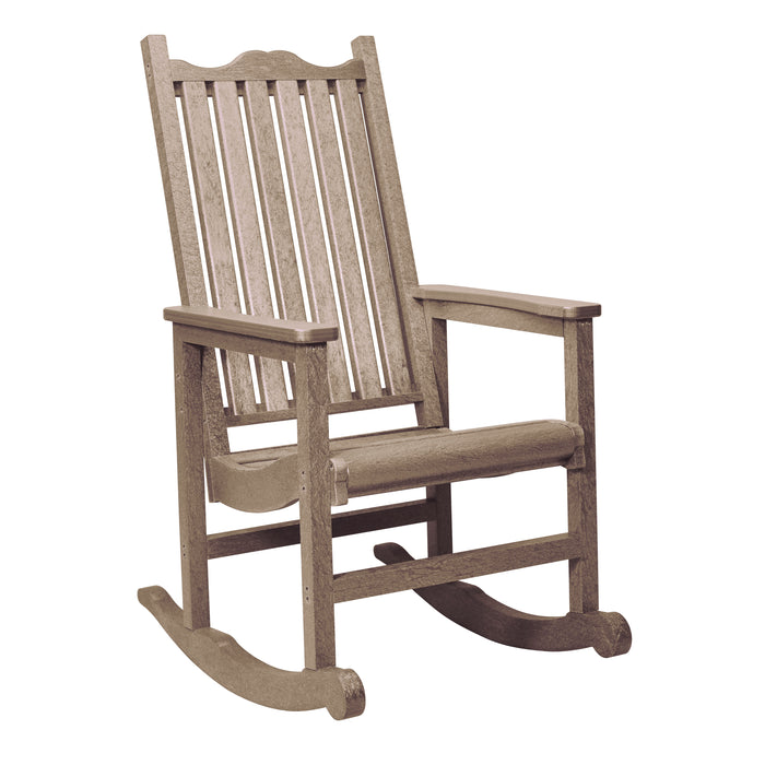 c r plastic outdoor  porch rocker