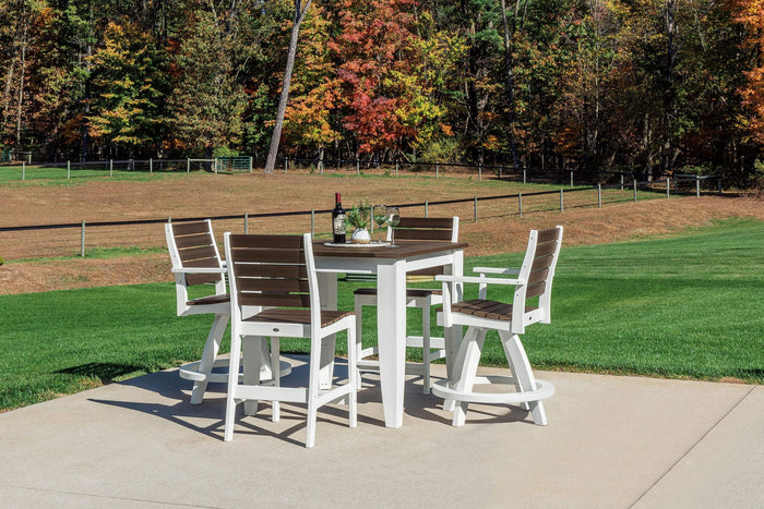 Freeport 5pc  square counter height outdoor dining set