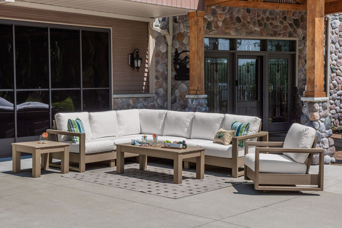 Sonoma 3pc Outdoor poly  Sectional
