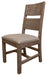 Marble Solid wood Chair, w/ Gray Fabric Seat image