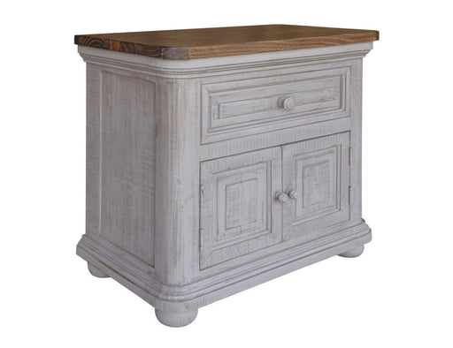 Luna Gray 1 Drawer, 2 Doors, Night Stand image