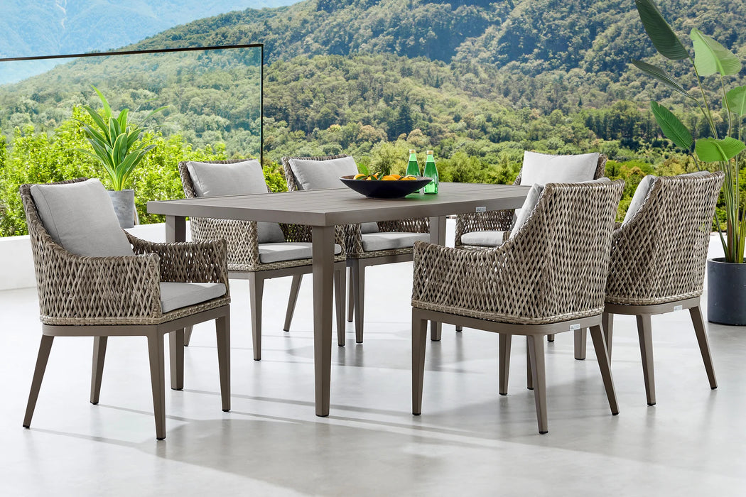 7pc Grenada outdoor dining set clearance