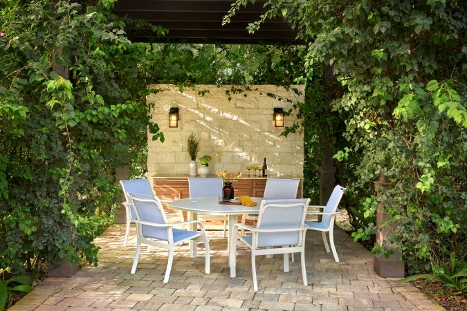 5PC TELESCOPE  SOHO  OUTDOOR DINING SET