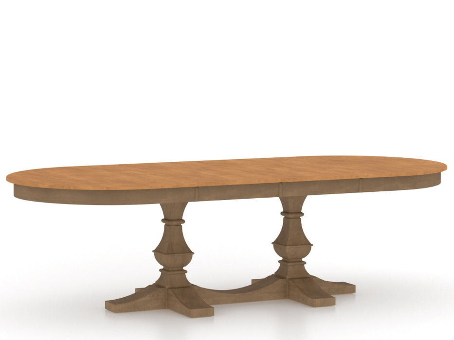 Canadel Oval  Solid Birch Wood Table