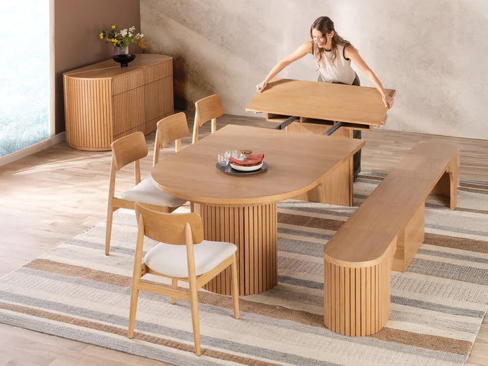 Transformer 5pc Round Dining Room Set
