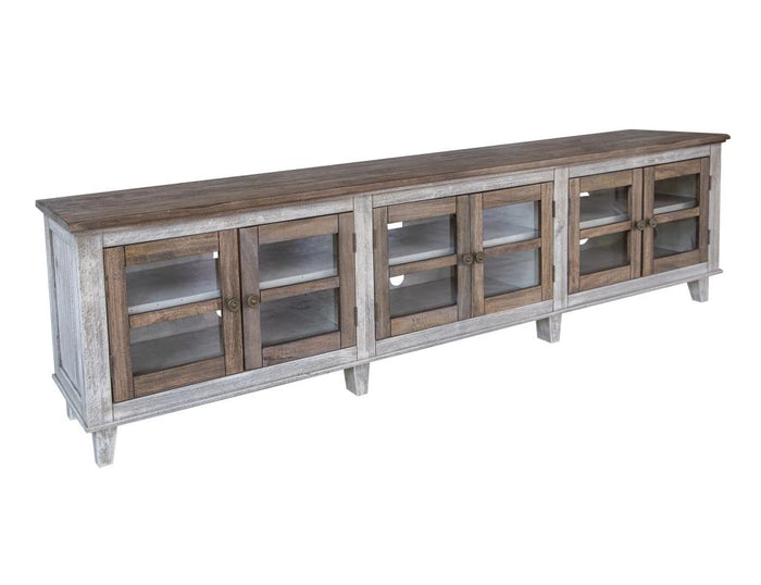 Sahara 93" TV Stand, w/ 6 doors