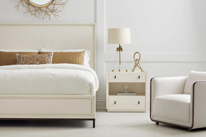 Blanc King Panel Bed
