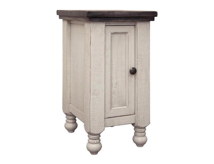 Stone 1 Door Chairside Table