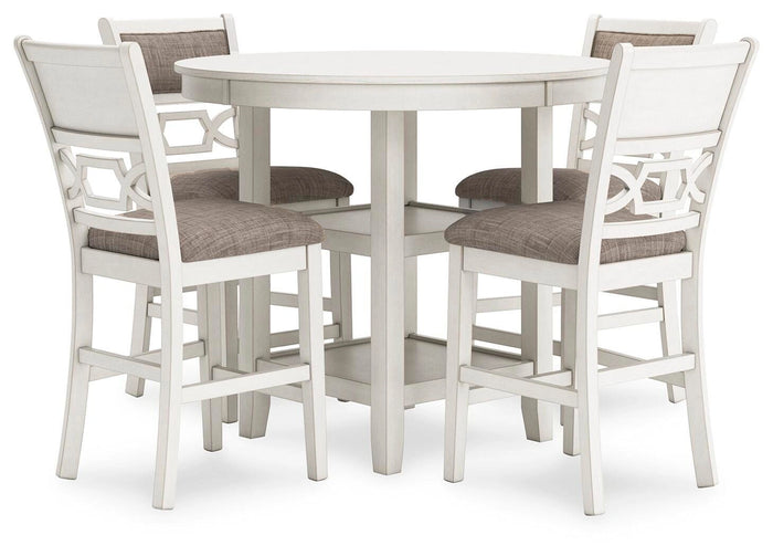 Erinberg Counter Height Dining Table and 4 Barstools (Set of 5)