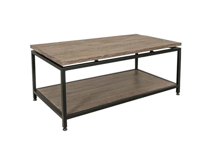 Blacksmith Cocktail Table, w/ shelf