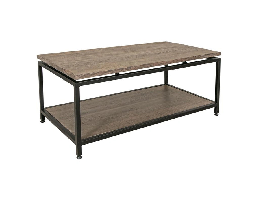 Blacksmith Cocktail Table, w/ shelf