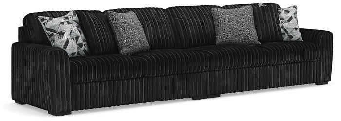 Midnight-Madness Sectional - Onyx