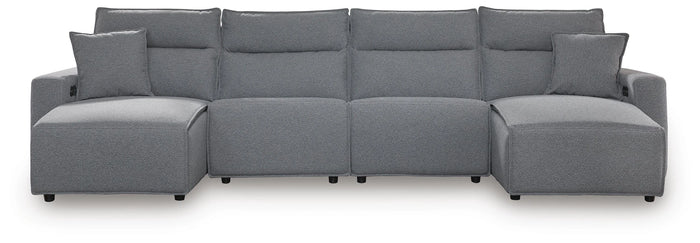Modmax II Reclining Sectional with Double Chaise