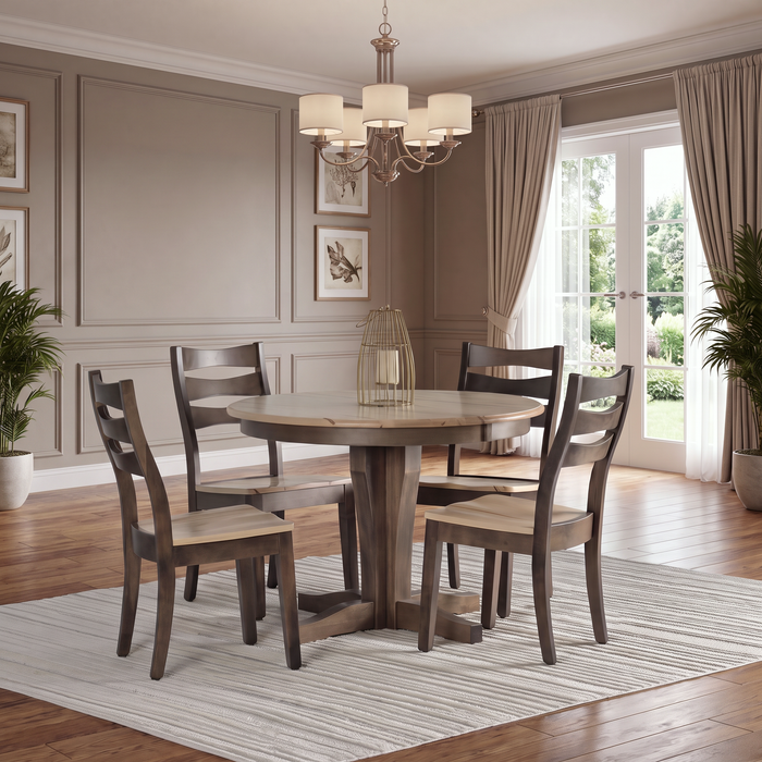 Custom 5pc Solid maple Dining Set