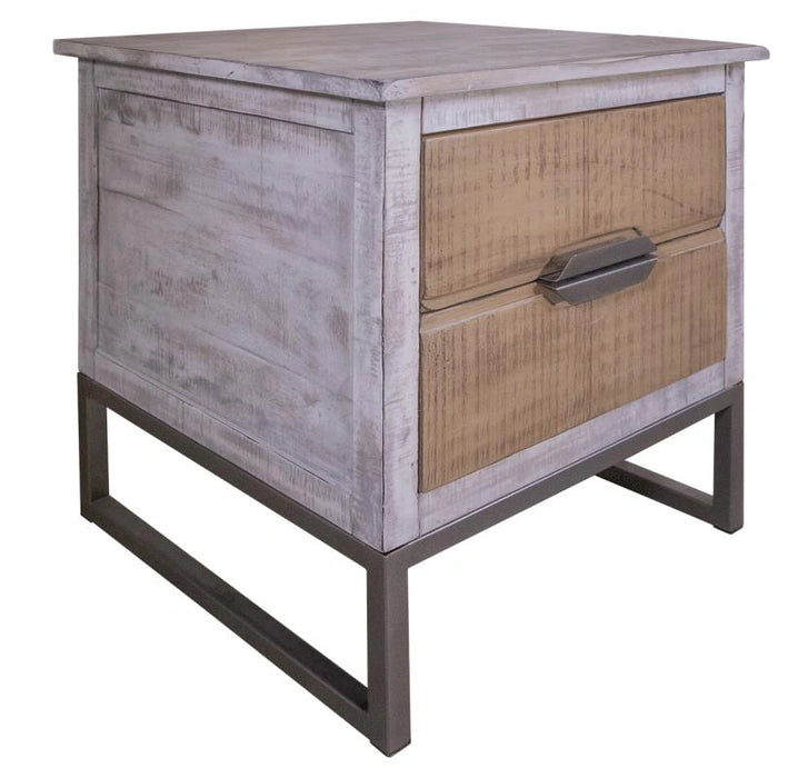Mita 2 Drawer, End Table