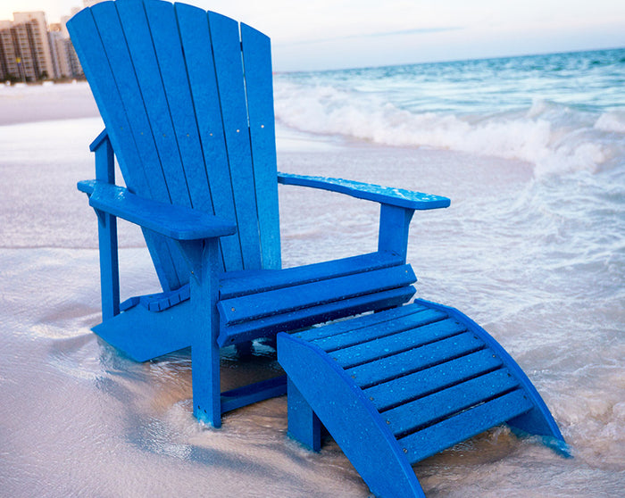 Upright Adirondack outdoor   Chair - Hampton Home Dinette (NY)