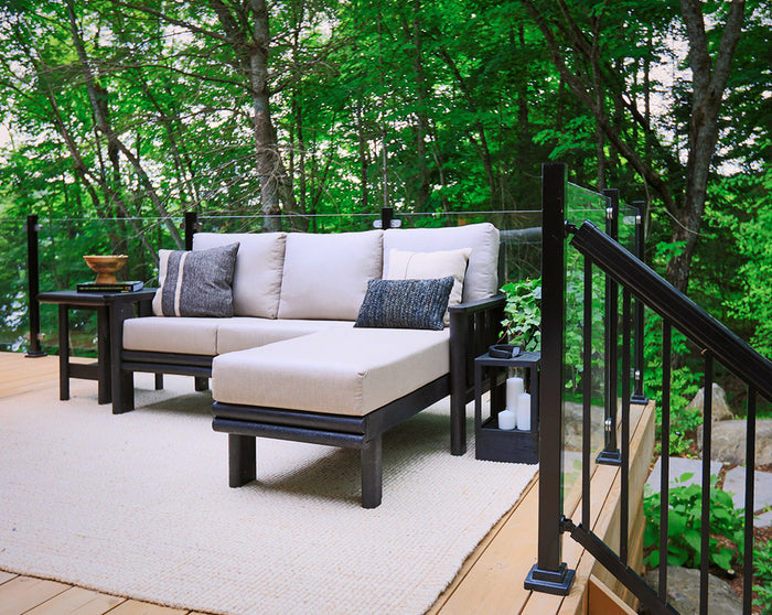 STRAFORD   Outdoor Sofa Chaise - Hampton Home Dinette (NY)