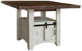 Pueblo White Counter Table Top w/Legs* image