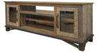 Loft Brown 2 Doors & Shelves, TV Stand for Wall Unit image