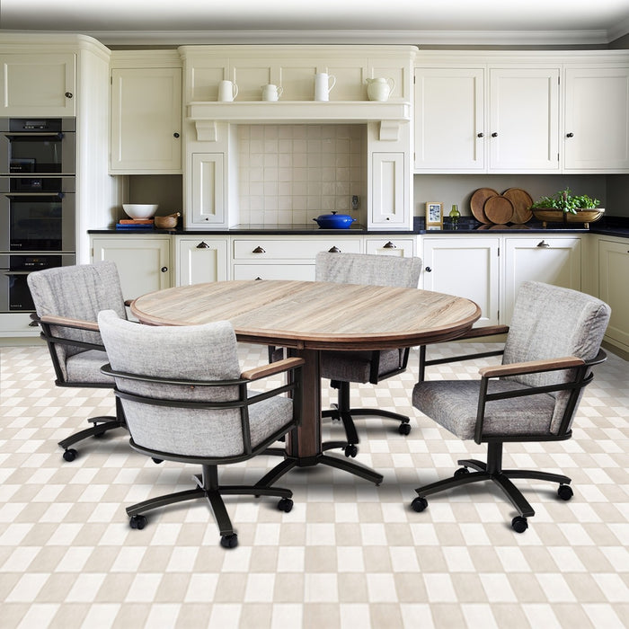 Chromcraft metalcraft  Camden 5pc dining  room set - Hampton Home Dinette (NY)