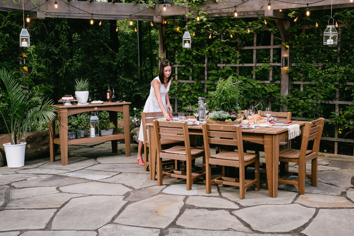 Island 5pc outdoor dining set