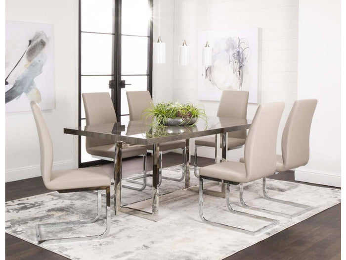 Sonya / heka 7pc Floor Sample Clearance   set - Hampton Home Dinette (NY)