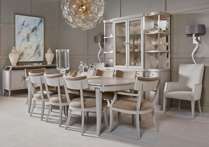 A.R.T. La Scala 8pc dining room  floor sample clearance set - Hampton Home Dinette (NY)