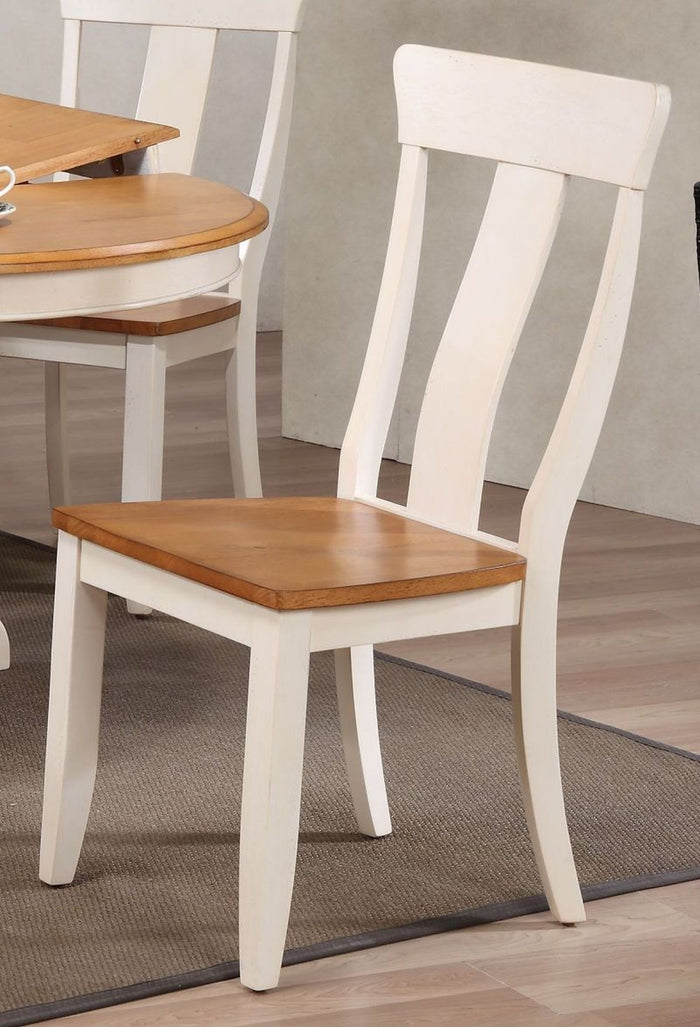 Iconic Furniture Panel Back Dining Chair Caramel/Biscotti - Hampton Home Dinette (NY)
