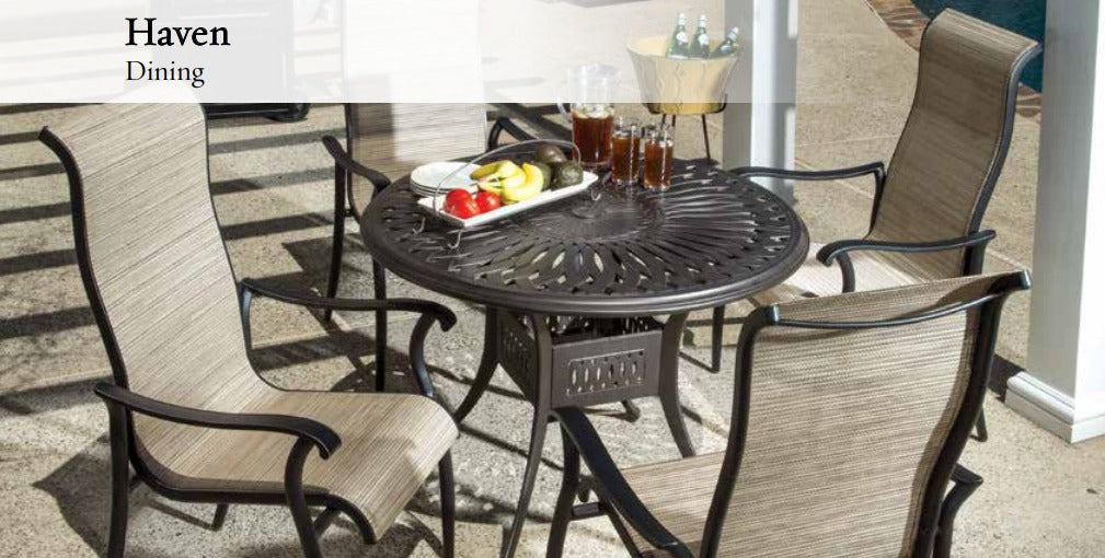 Haven 5pc outdoor dining set