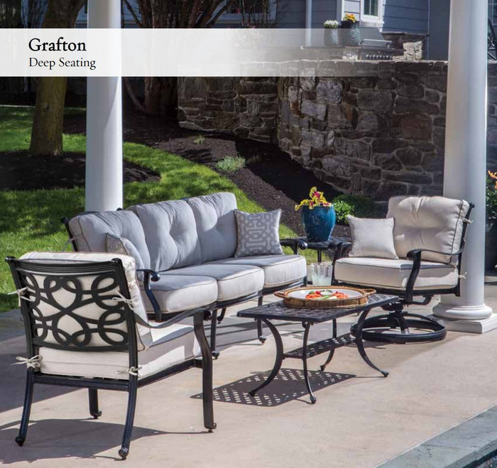 Grafton deep seating outdoor 4pc set - Hampton Home Dinette (NY)