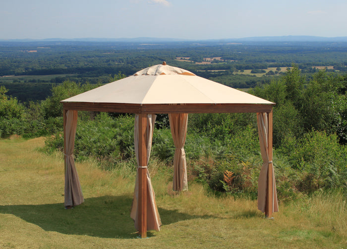 Bambrella Alize Bamboo  Outdoor Commercial  Cabana - Hampton Home Dinette (NY)