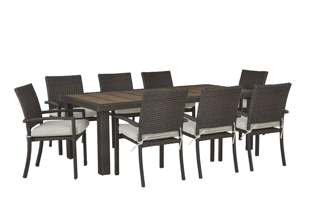 Tahiti 7pc all weather wicker outdoor  dining set